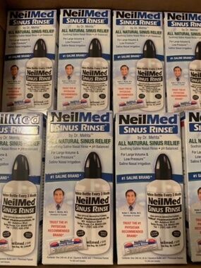 NIB 12 boxes of Neilmed nose Rinse